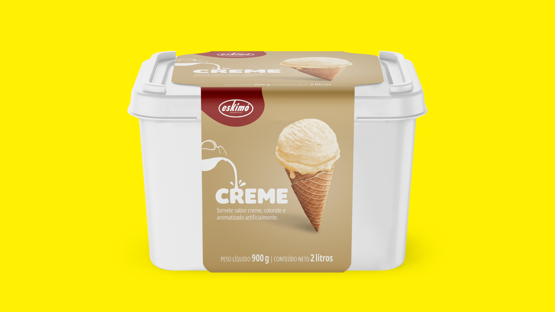 Creme - Pote de 2 litros