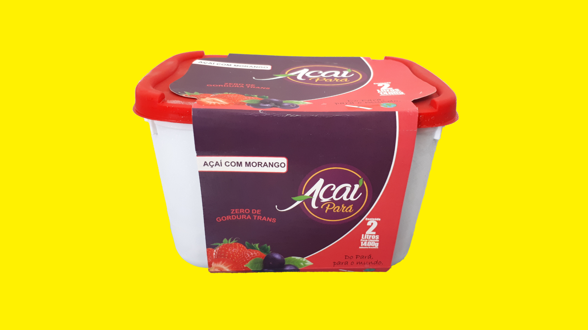 Açaí 2 Litros - Morango