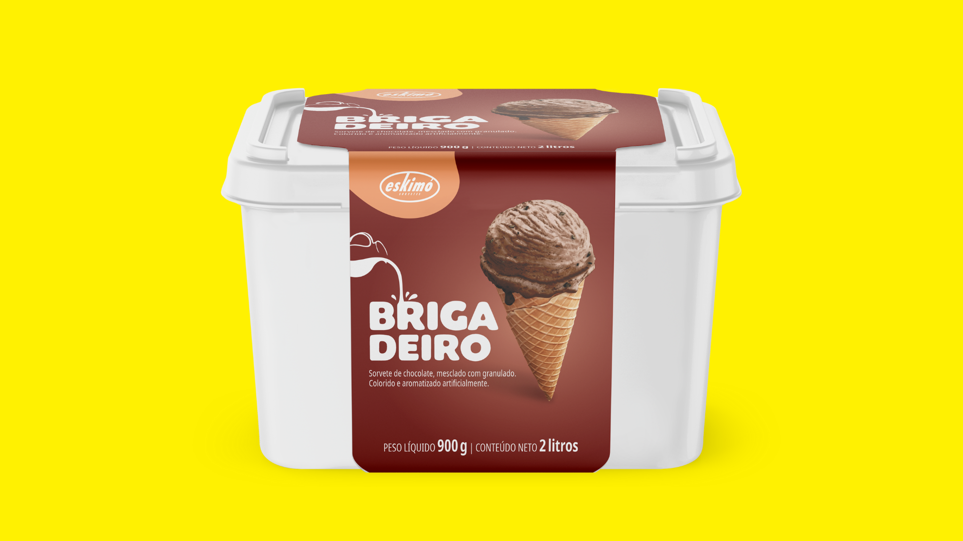 Brigadeiro - Pote de 2 litros