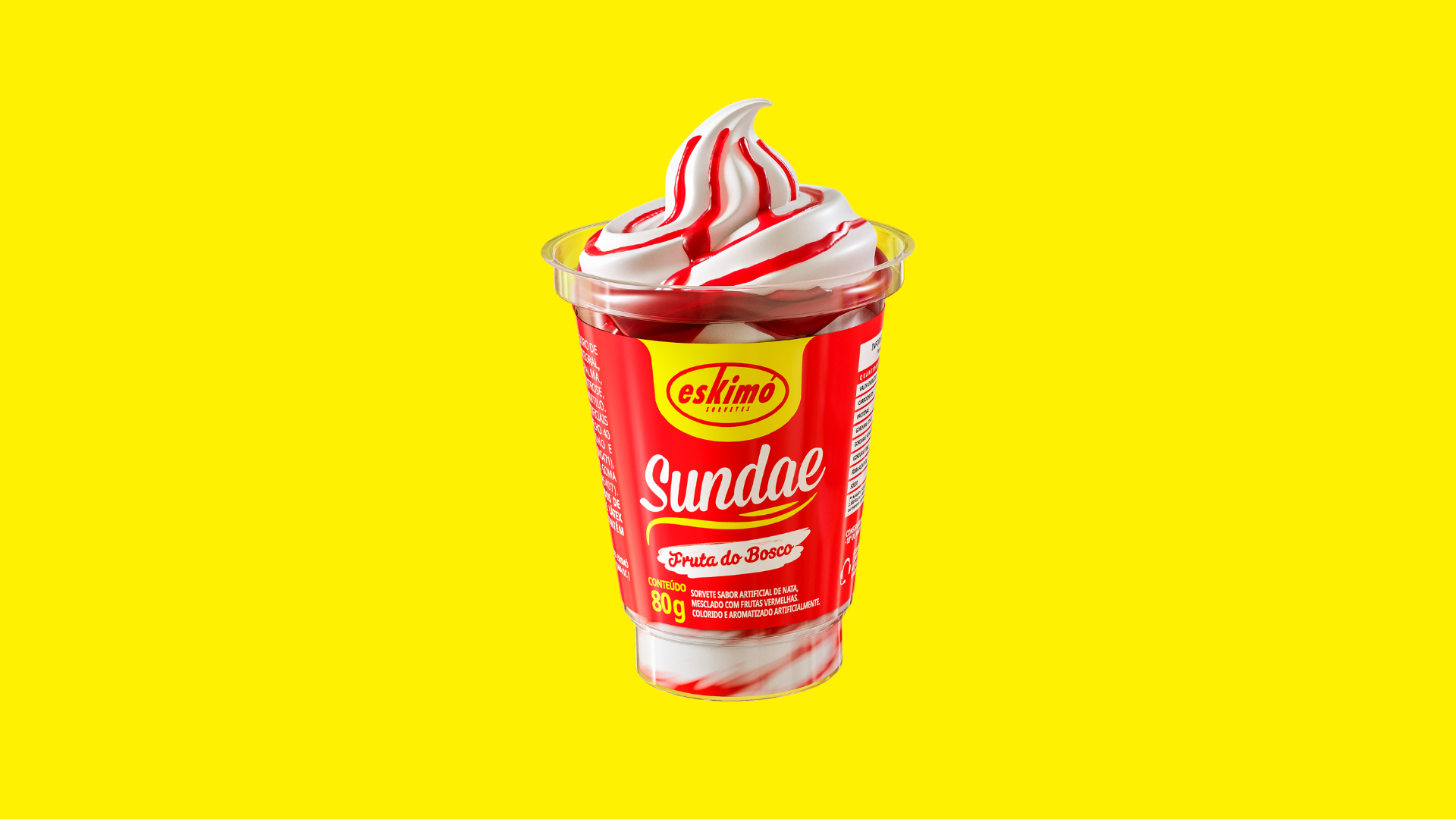 Sundae - Fruta do Bosco