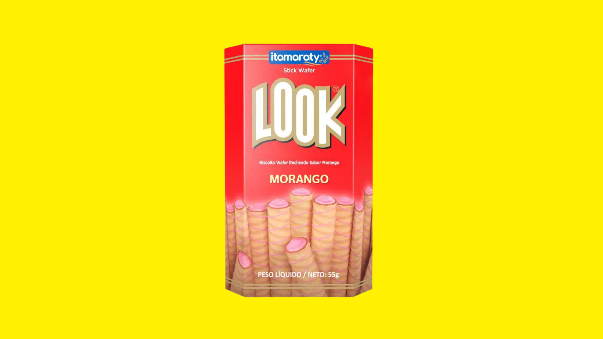 Biscoito Look - Morango